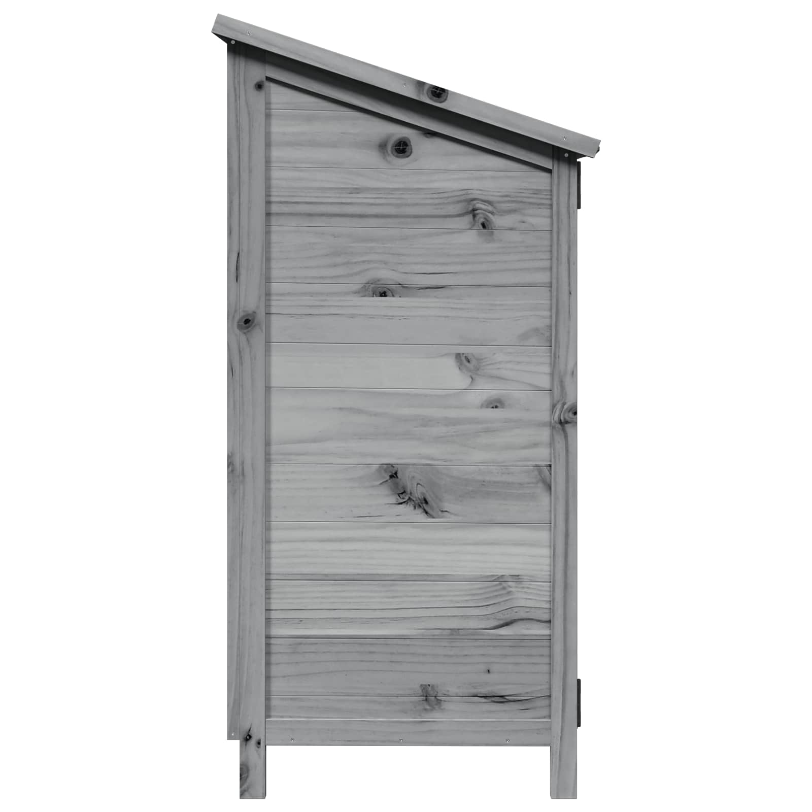Gartenschuppen Natur 59,5 x 56 x 113,5 cm Massivholz aus Fichte