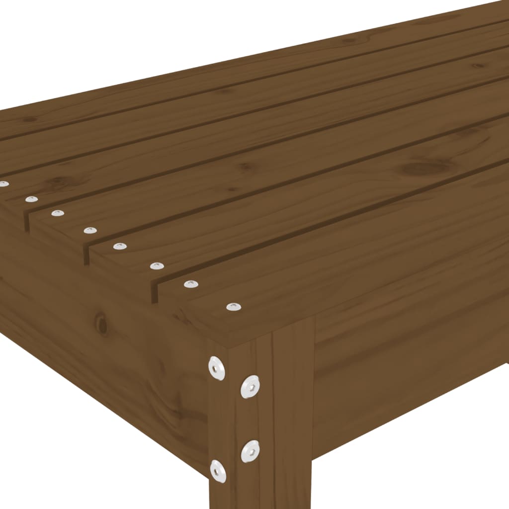 Gartenbank 80x38x45 cm Massivholz Kiefer
