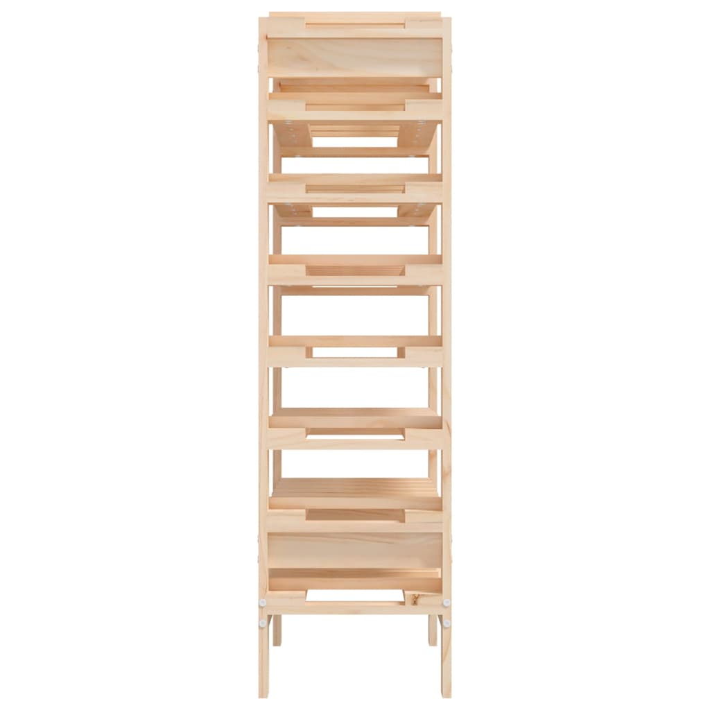 Weinregal 109,5x30x107,5 cm Massivholz Kiefer