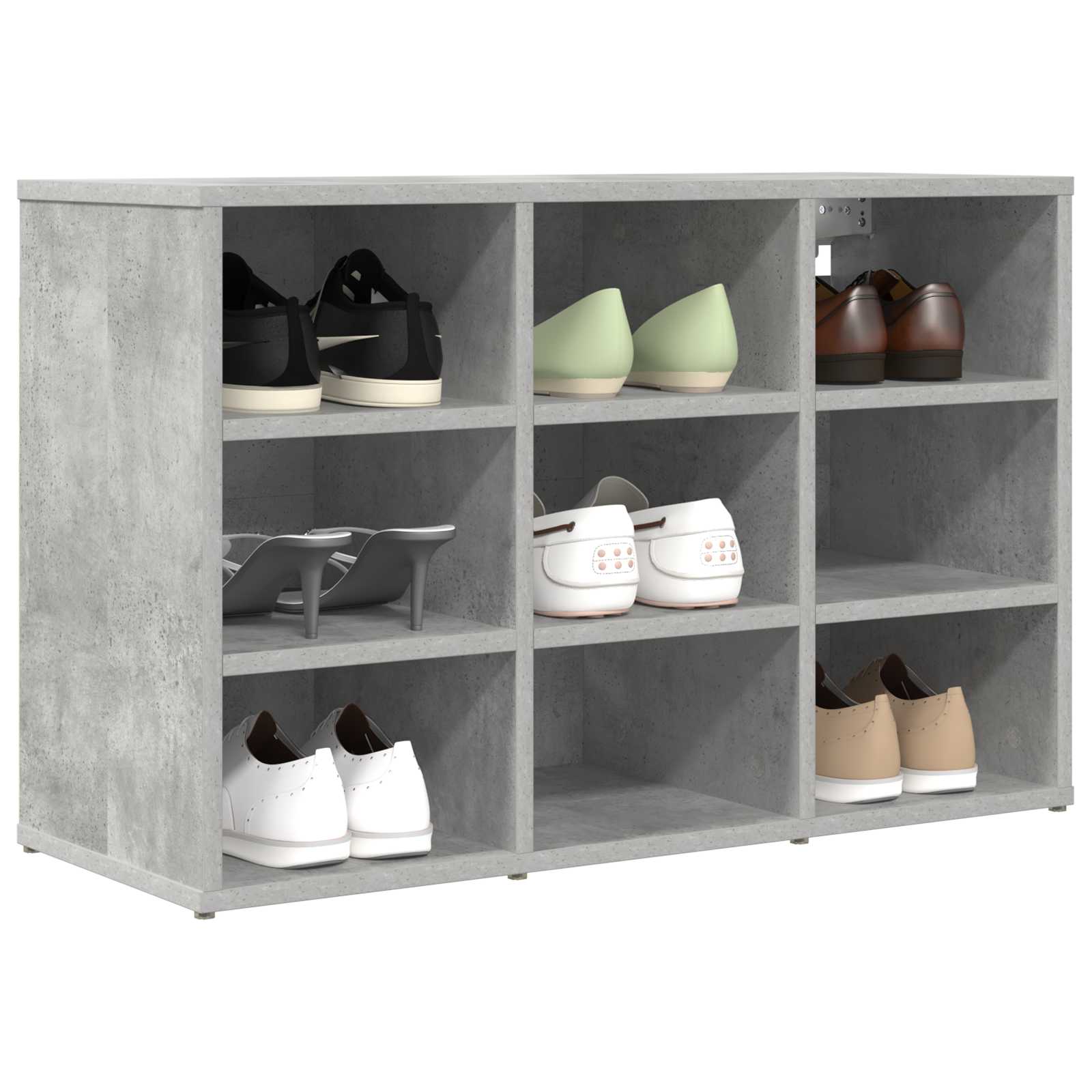 Schuhregale 2 Stk. Weiß 52,5x30x50 cm