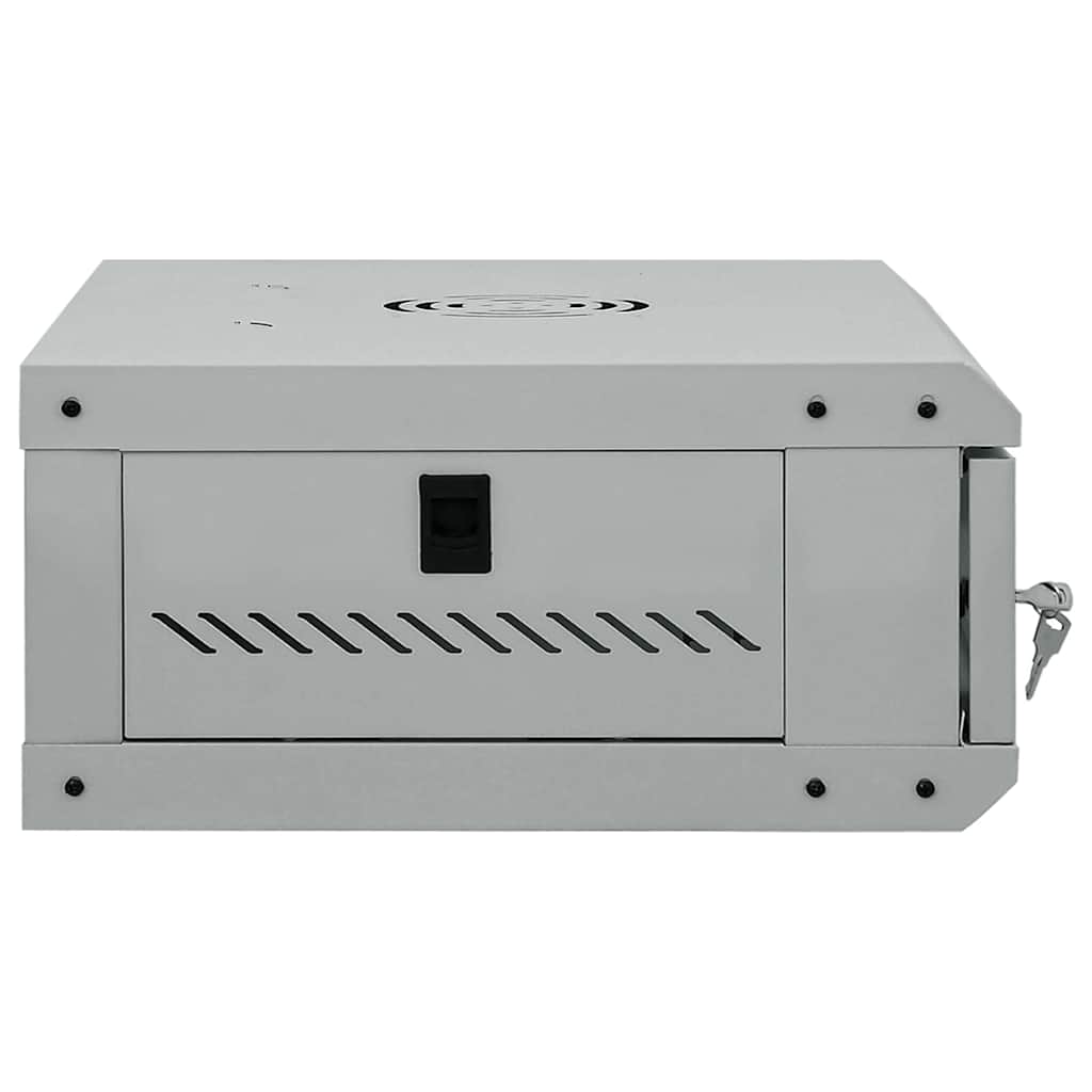 Netzwerkschrank mit Speicher Grau 60 x 45 x 28 cm Stahl