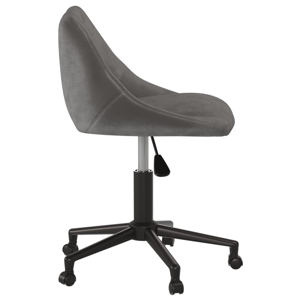 Bürostuhl Drehbar Creme Samt