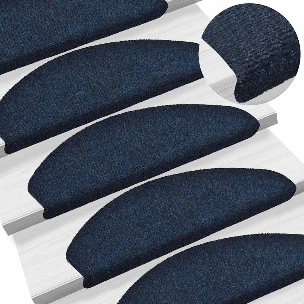 Stufenmatten Selbstklebend 15 Stk. 56x17x3 cm Hellbraun Halbrund