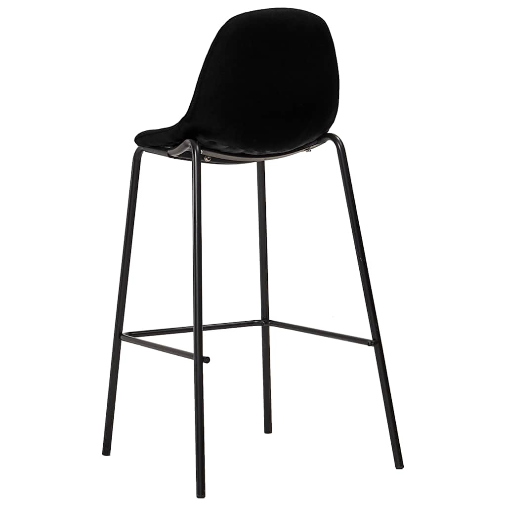 3-tlg. Bar-Set Stoff Dunkelgrau