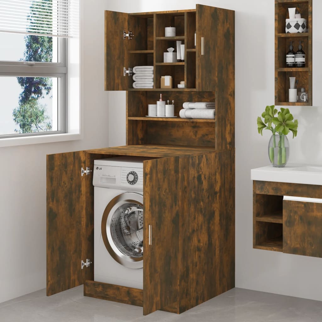 Waschmaschinenschrank Weiß