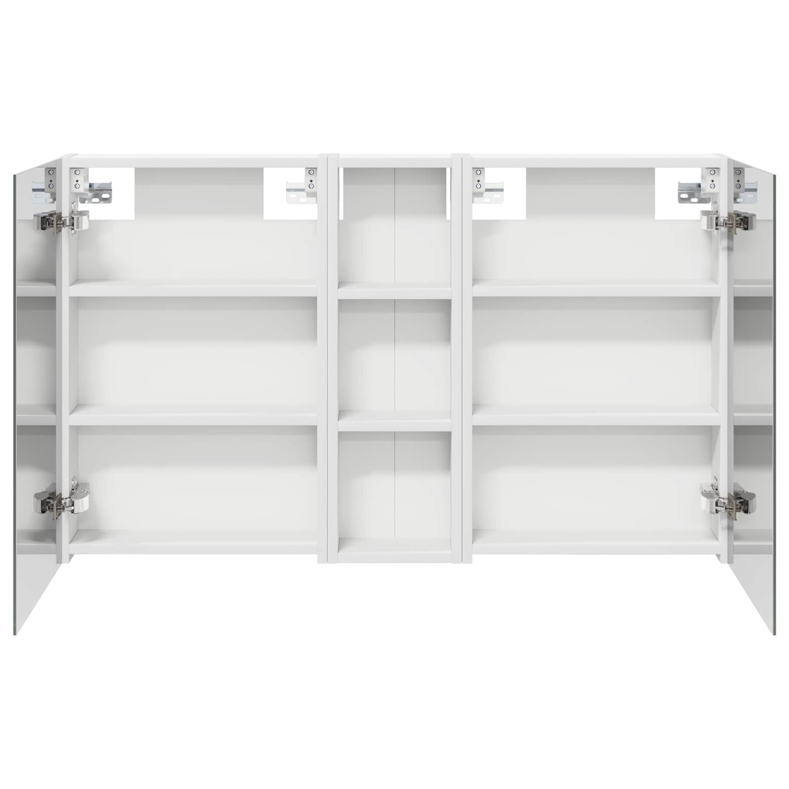 Badezimmerschrank-Set 3 pcs 80 x 10,5 x 50 cm Holzwerkstoff