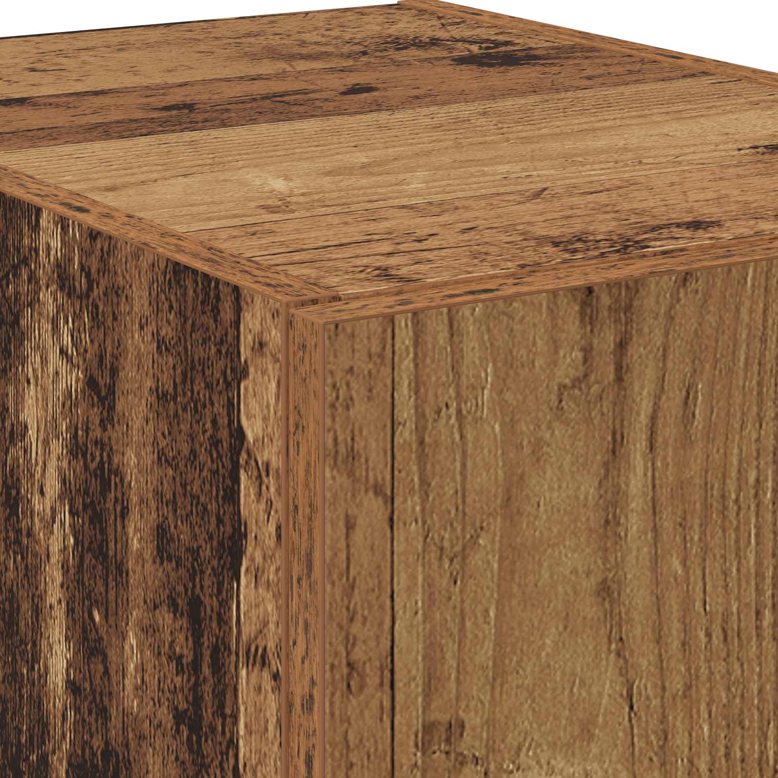 Highboard 2 pcs Artisan-Eiche 80 x 42 x 185 cm