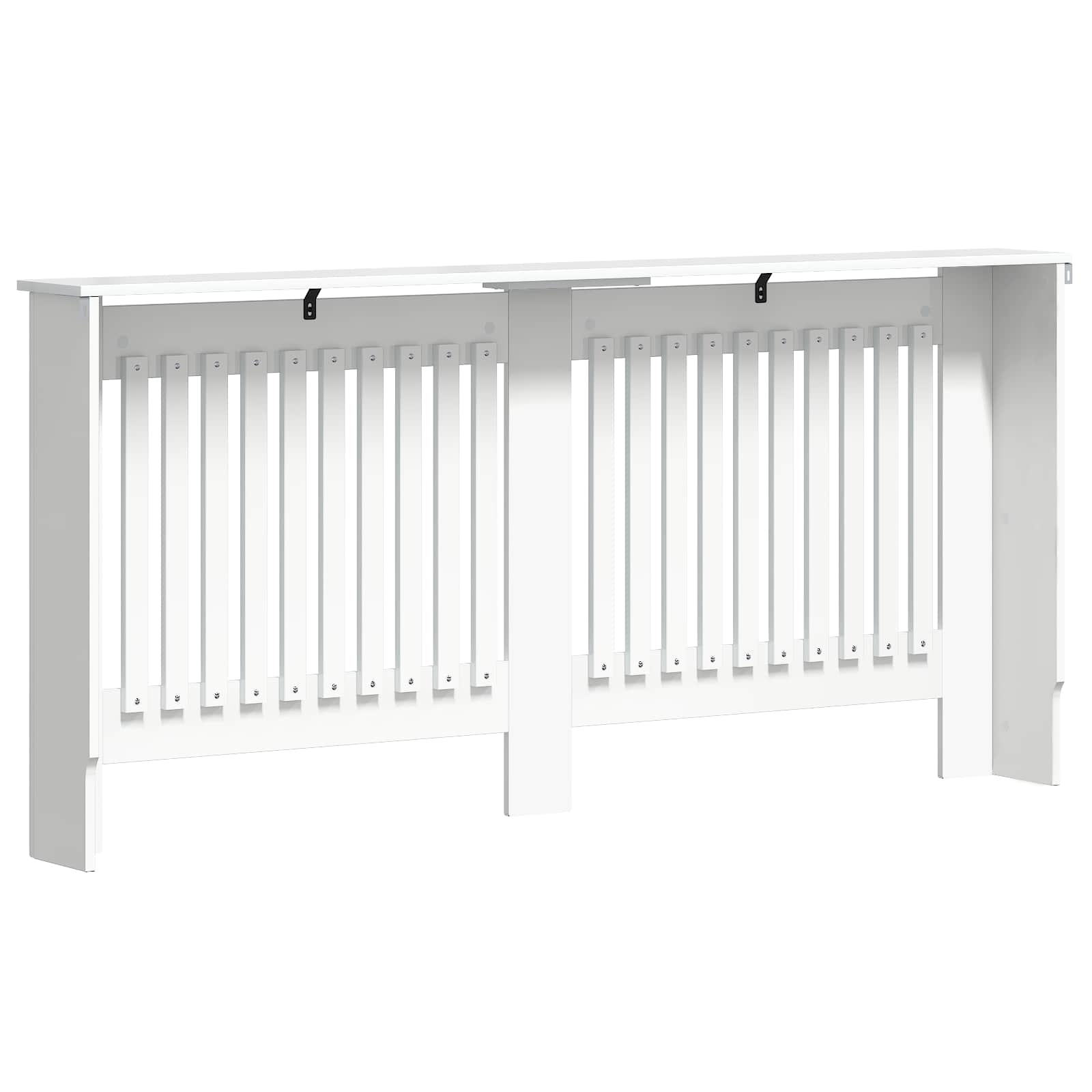 Holzwerkstoff Heizkörper-Abdeckung Heizkörperverkleidung 112 cm, weiß