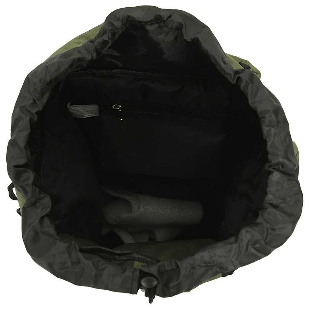 Wanderrucksack Schwarz 60 L Oxford-Gewebe