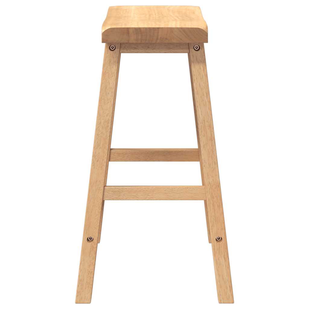 Barhocker 2 Stk. Massivholz