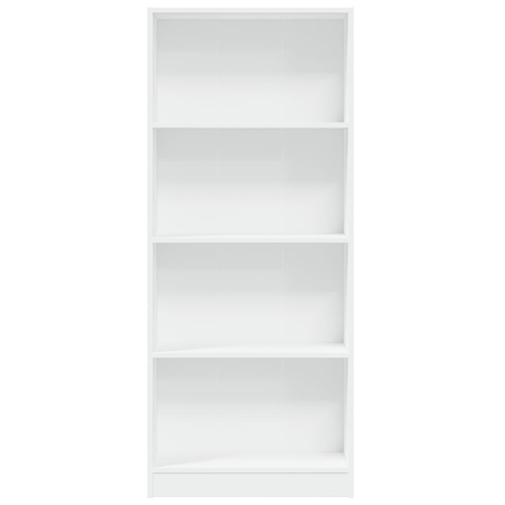 Bücherregal Weiß 40x24x75 cm Holzwerkstoff
