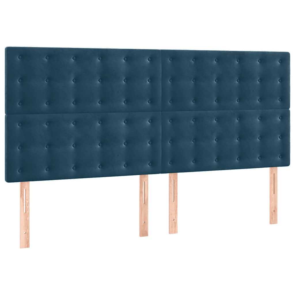 Kopfteil Hellgrau 80x5x118/128 cm Samt