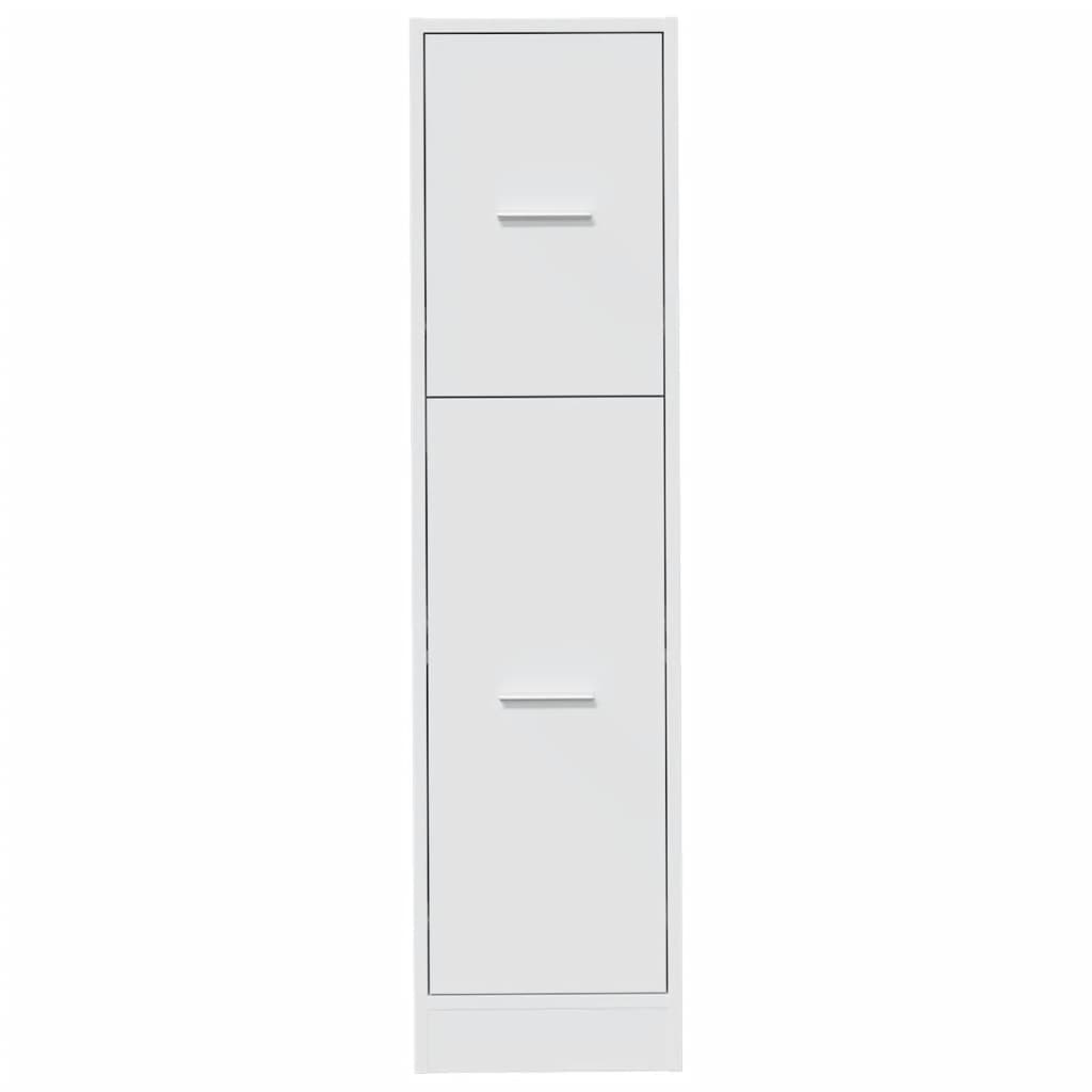 Apothekerschrank Weiß 30 x 41 x 174,5 cm Holzwerkstoff