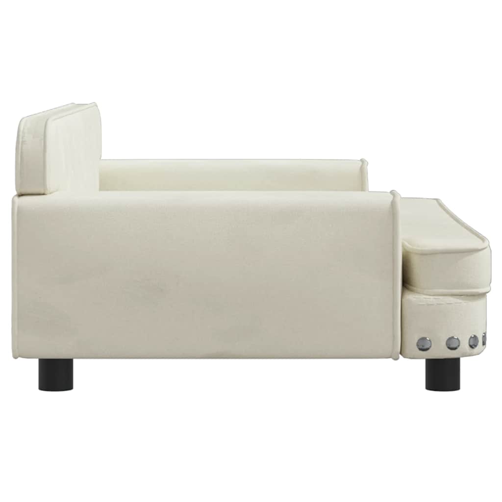 Hundebett Rosa 90x53x30 cm Samt