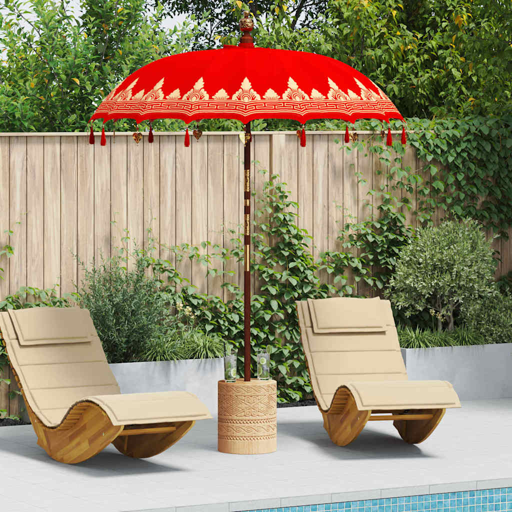 Balinesischer Sonnenschirm Creme 185 x 185 x 260 cm