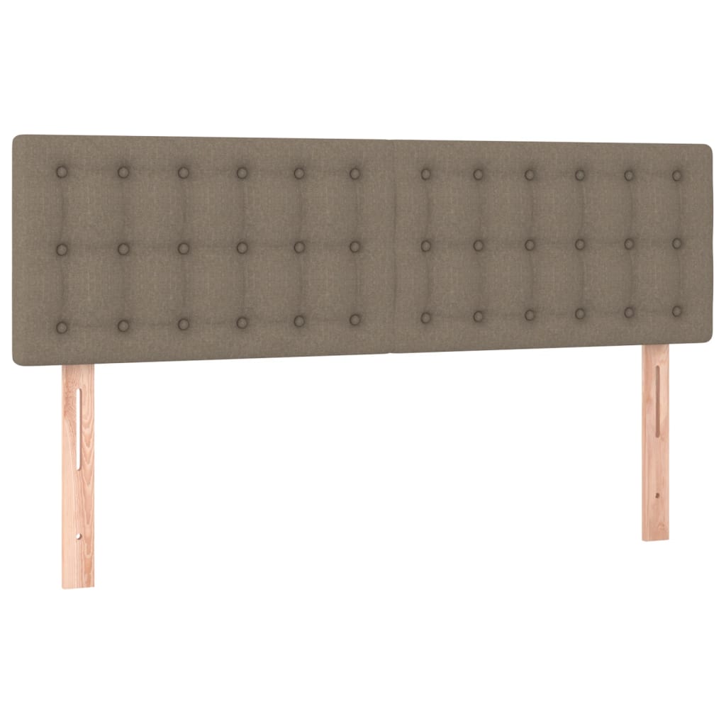 Kopfteil Hellgrau 80x5x118/128 cm Stoff