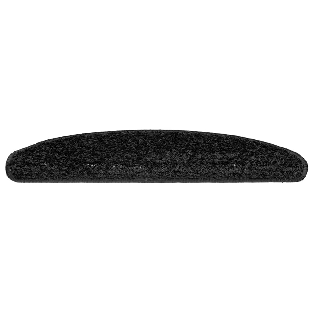 Stufenmatten 15 Stk. 56x17x3 cm Grau Halbrund