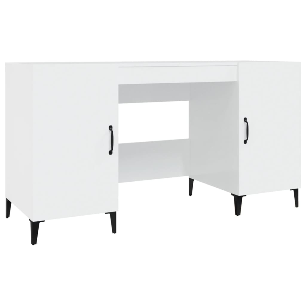 Schreibtisch mit Tür Altholz 140 x 50 x 75 cm Holzwerkstoff