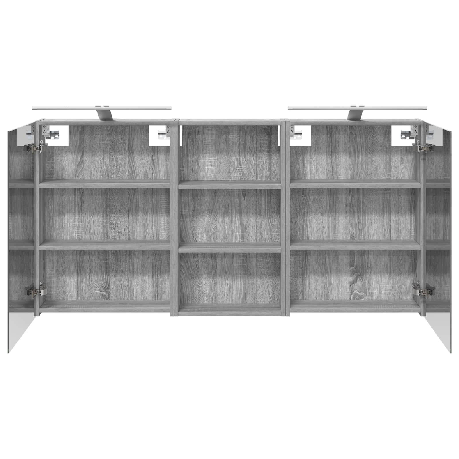 Badezimmerschrank-Set 3 pcs 80 x 10,5 x 50 cm Holzwerkstoff