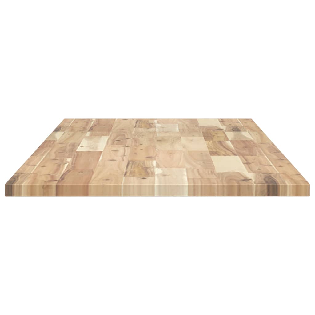 Tischplatte Rechteckig 60x50x2 cm Massivholz Akazie
