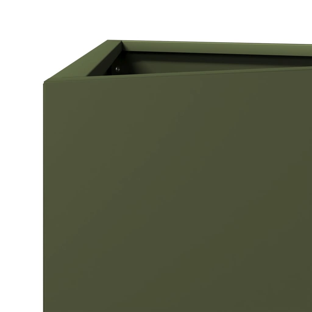 Pflanzkübel 30x26x75 cm Cortenstahl