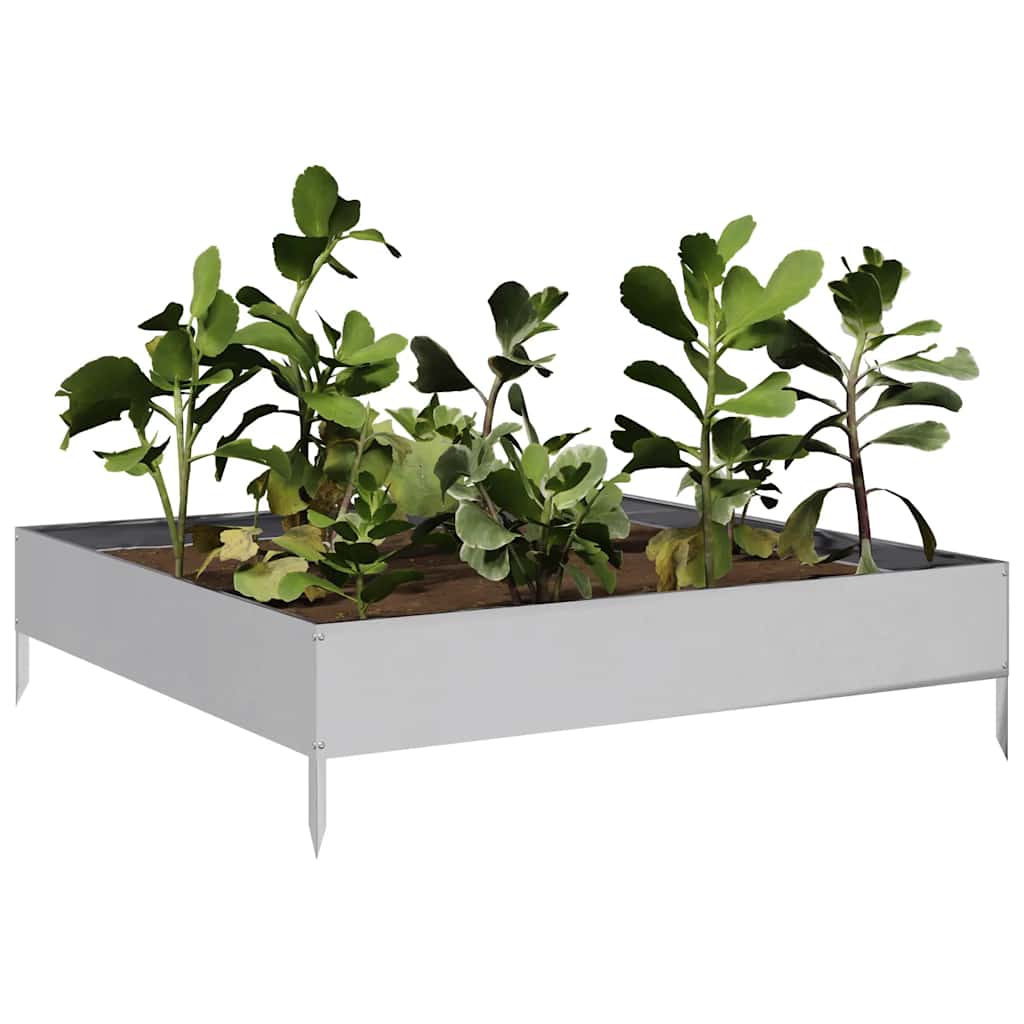 Hochbeet 100x100x18,5 cm Cortenstahl