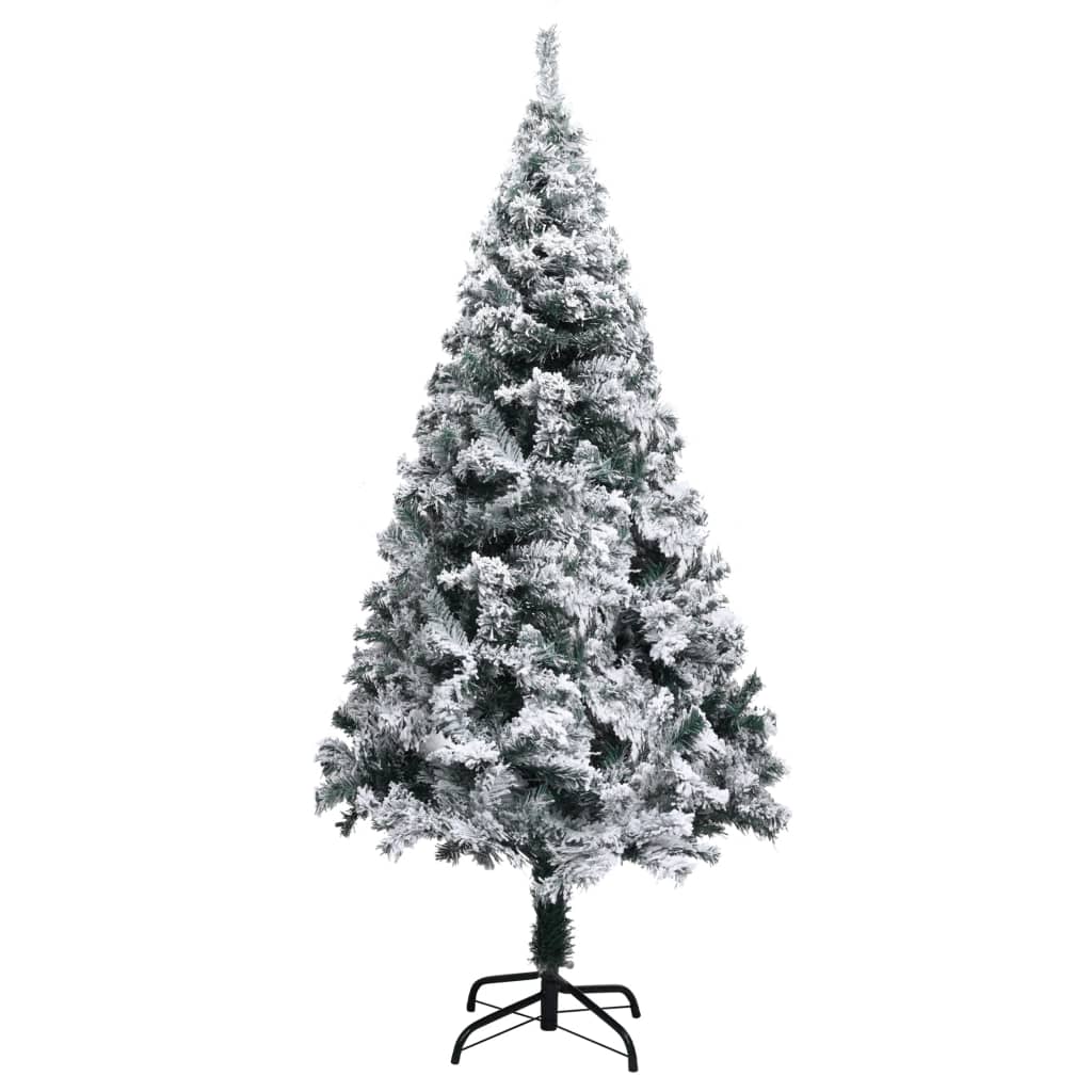 Künstlicher Weihnachtsbaum mit Dicken Zweigen Grün 150 cm PVC