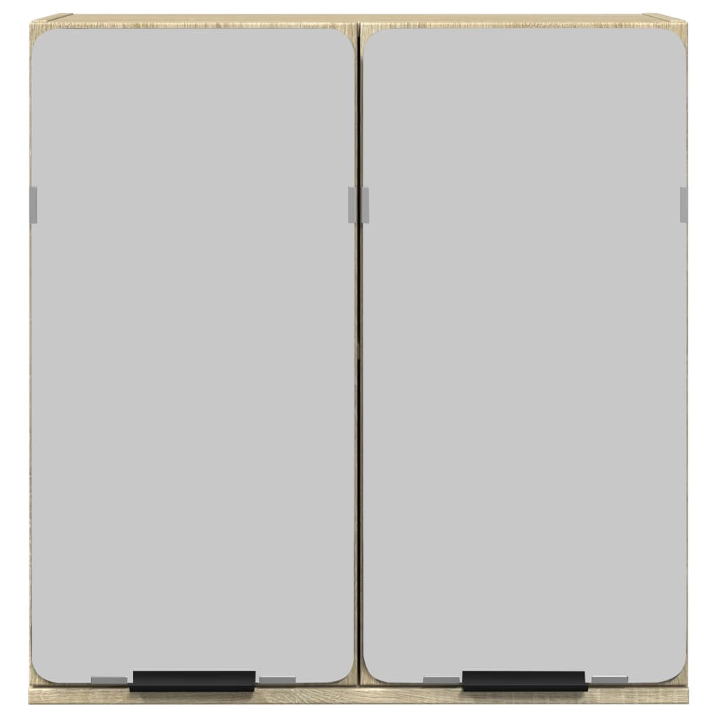 Bad-Spiegelschrank Weiß 64x20x67 cm
