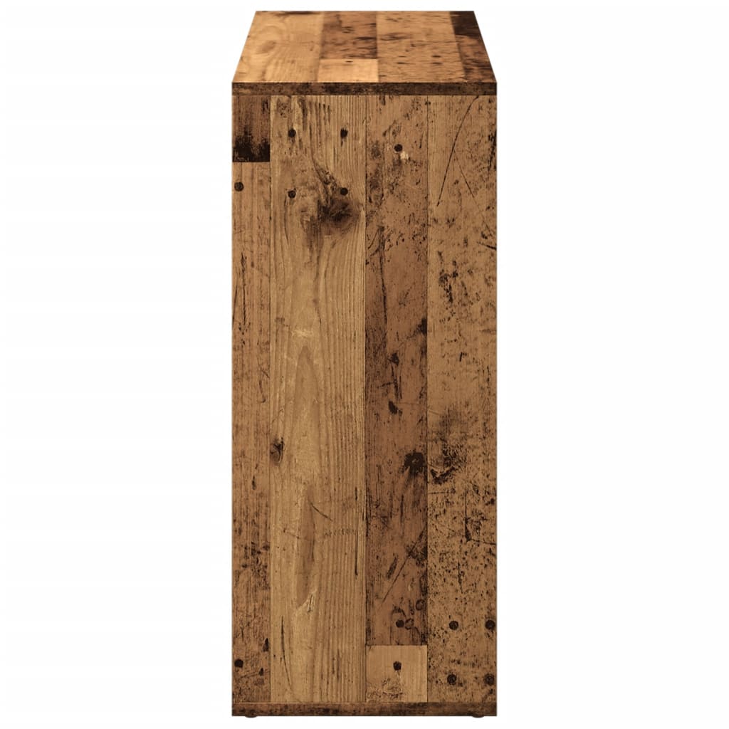 Bücherregal Weiß 137,5x29x137,5 cm Holzwerkstoff