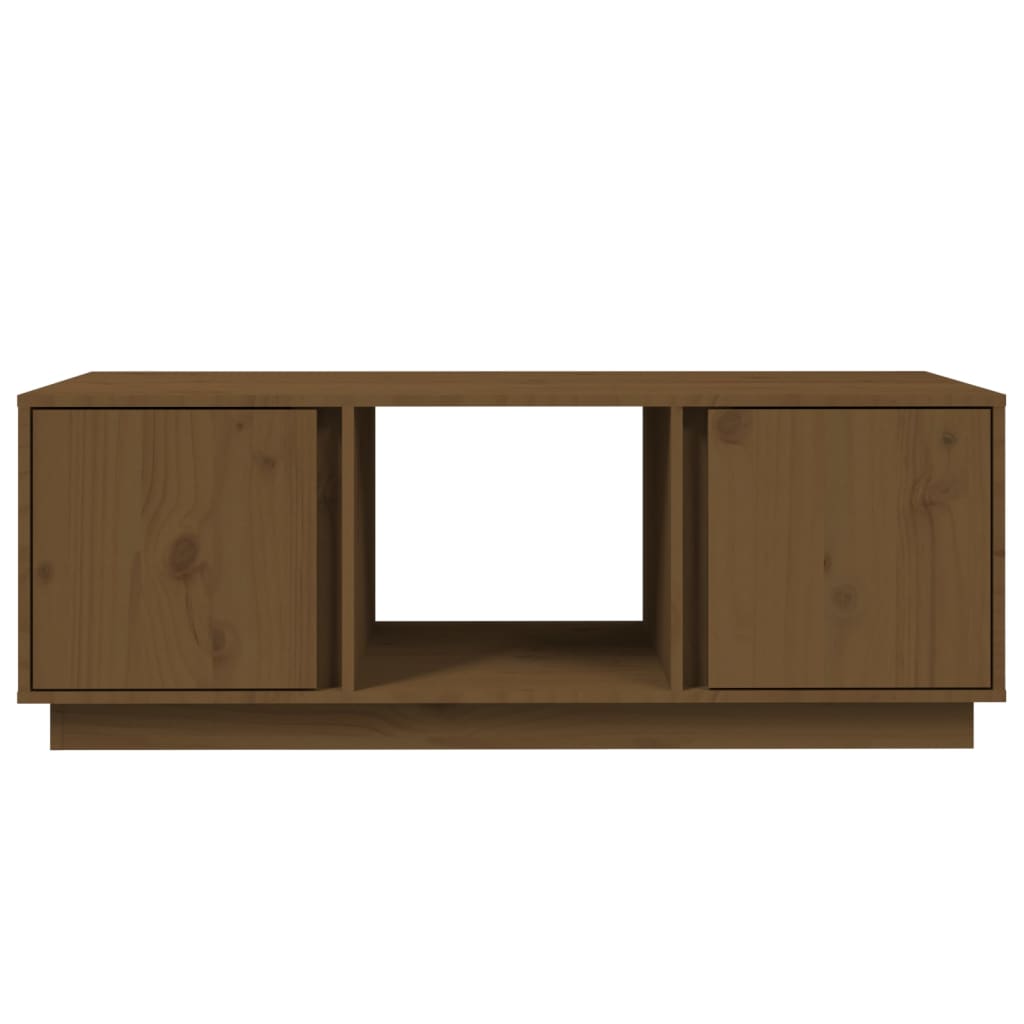 Couchtisch 110x50x40 cm Massivholz Kiefer