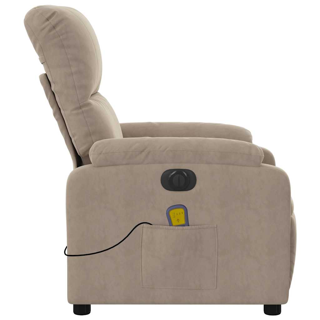 Relaxsessel Elektrisch Braun Mikrofasergewebe