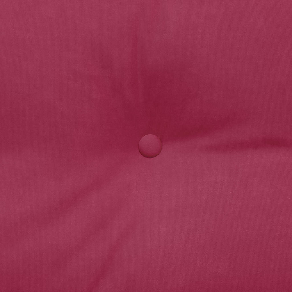 Rückenkissen Blau 45 x 24 x 50 cm Samt