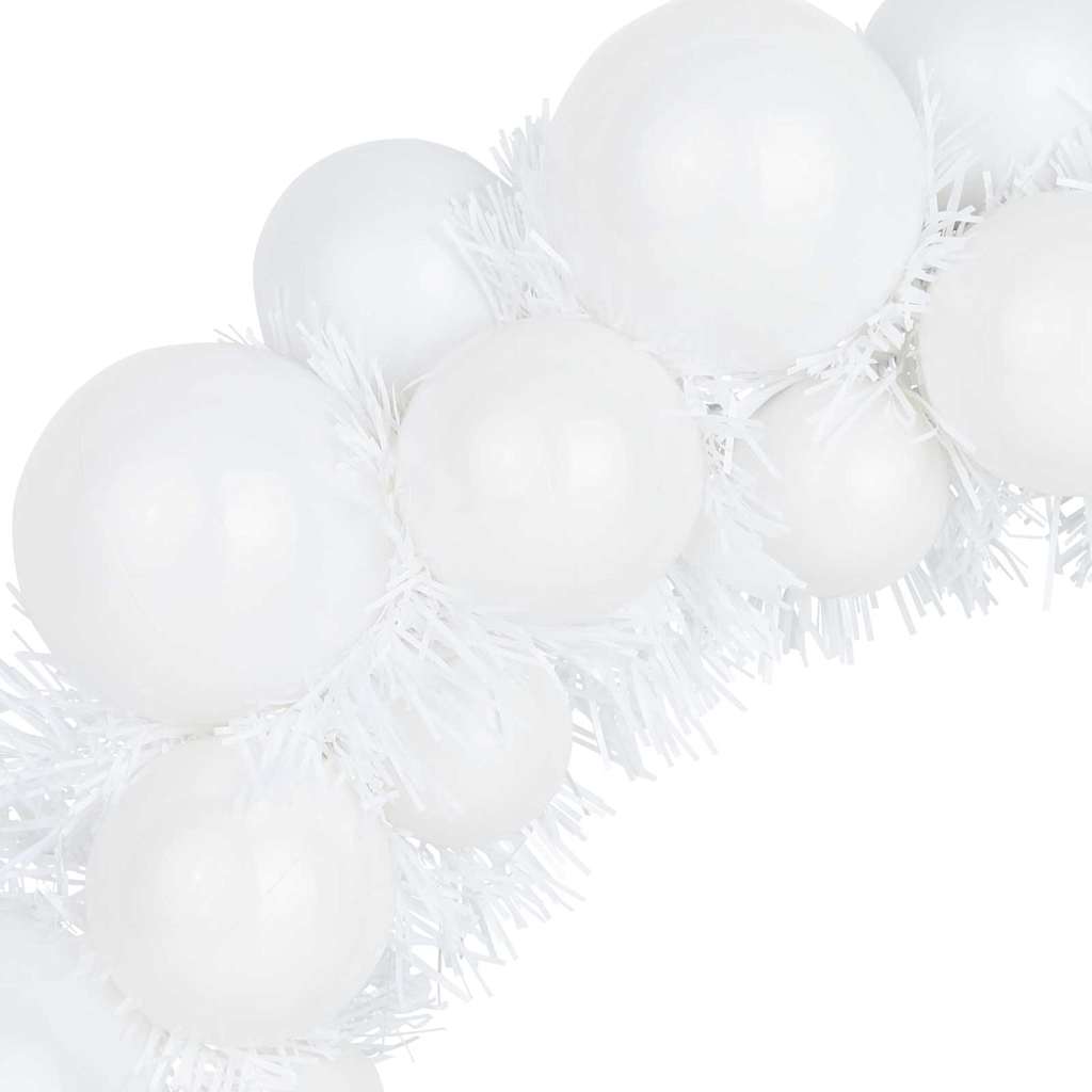 Weihnachtsballkränze 2 pcs Rot 33 x 33 x 7 cm Polystyrol