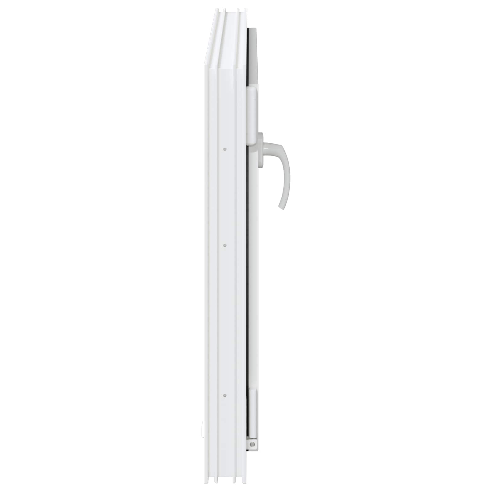 Kellerfenster RISOR 50 x 50 cm PVC und Glas Weiß