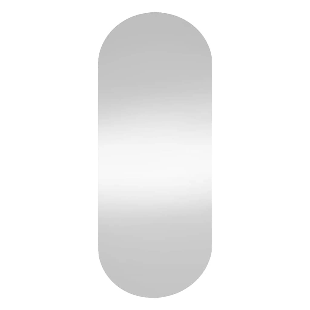 Spiegel mit LED-Leuchten 60x30 cm Glas Oval