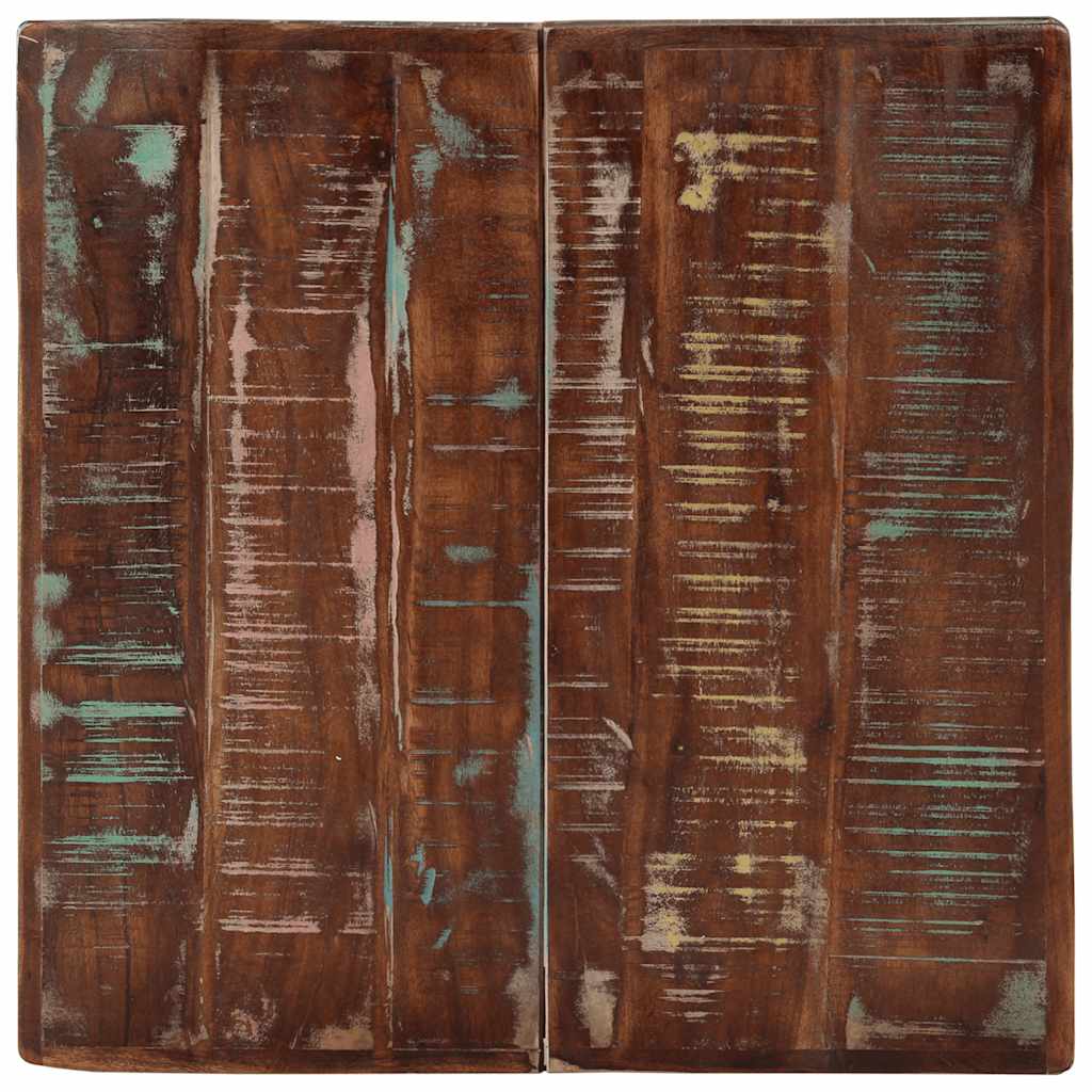 Bistrotisch 60x60x77 cm Raues Mangoholz