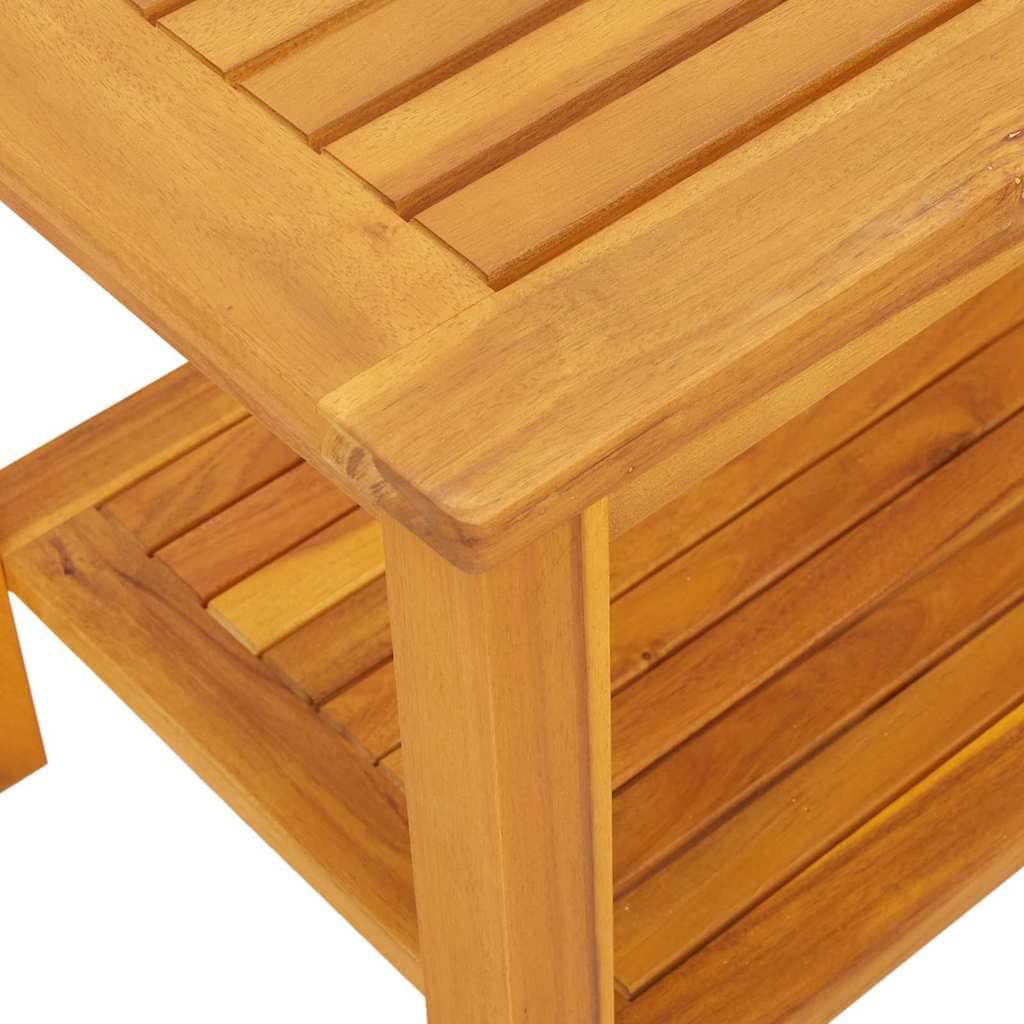 Beistelltisch Öl-Natur 70 x 40 x 45 cm Massivholz Akazie
