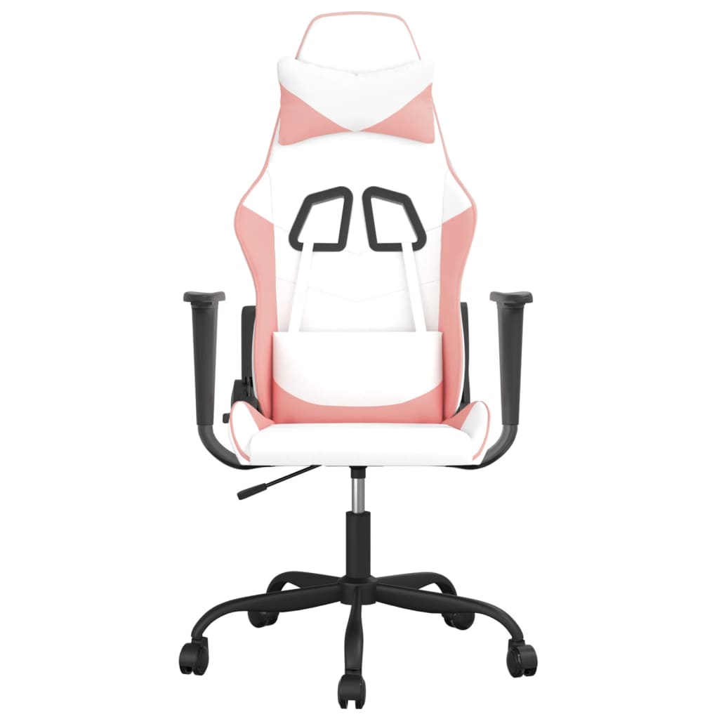 Gaming-Stuhl mit Massagefunktion Schwarz und Rot Kunstleder