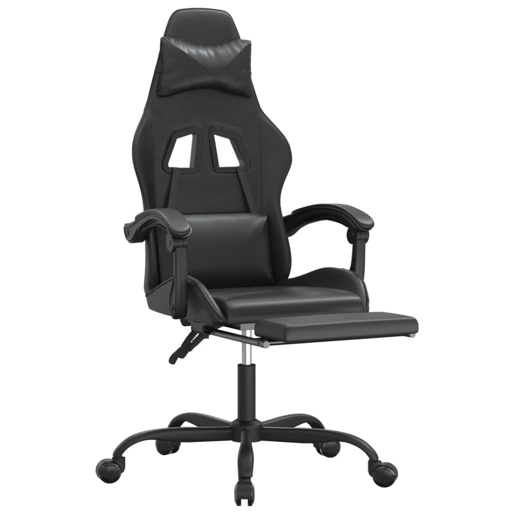 Gaming-Stuhl Drehbar Schwarz und Rot Kunstleder