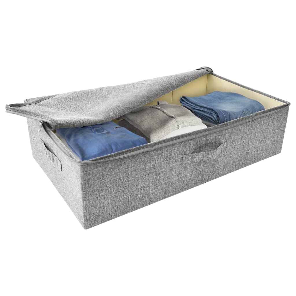 Aufbewahrungsbox Stoff 70x40x18 cm Anthrazit