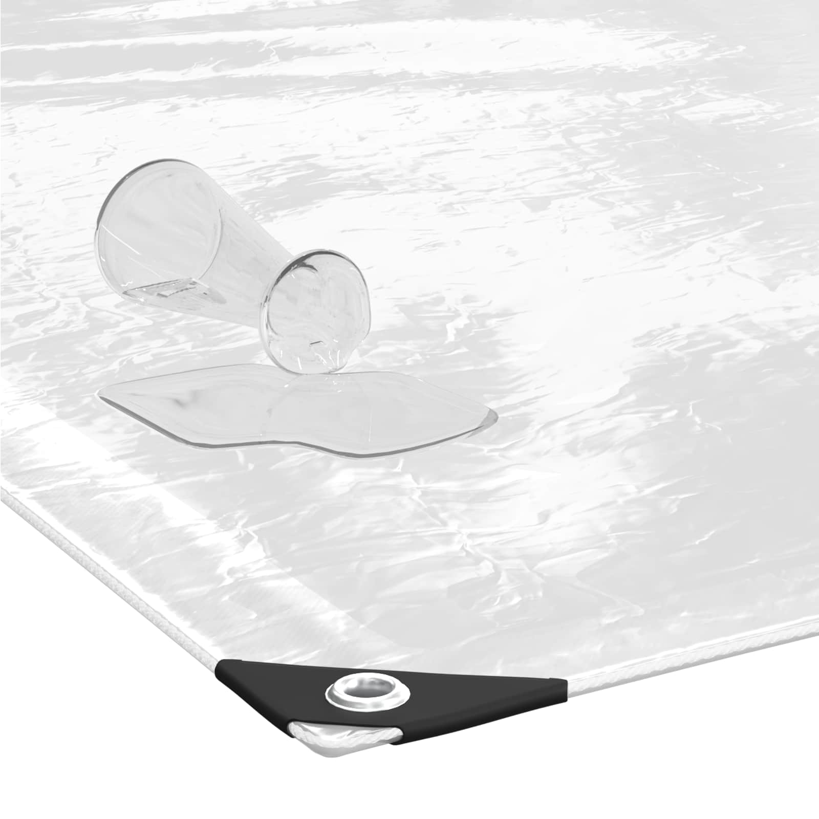 Pflanzenabdeckung mit Ösen 1x3 m PVC