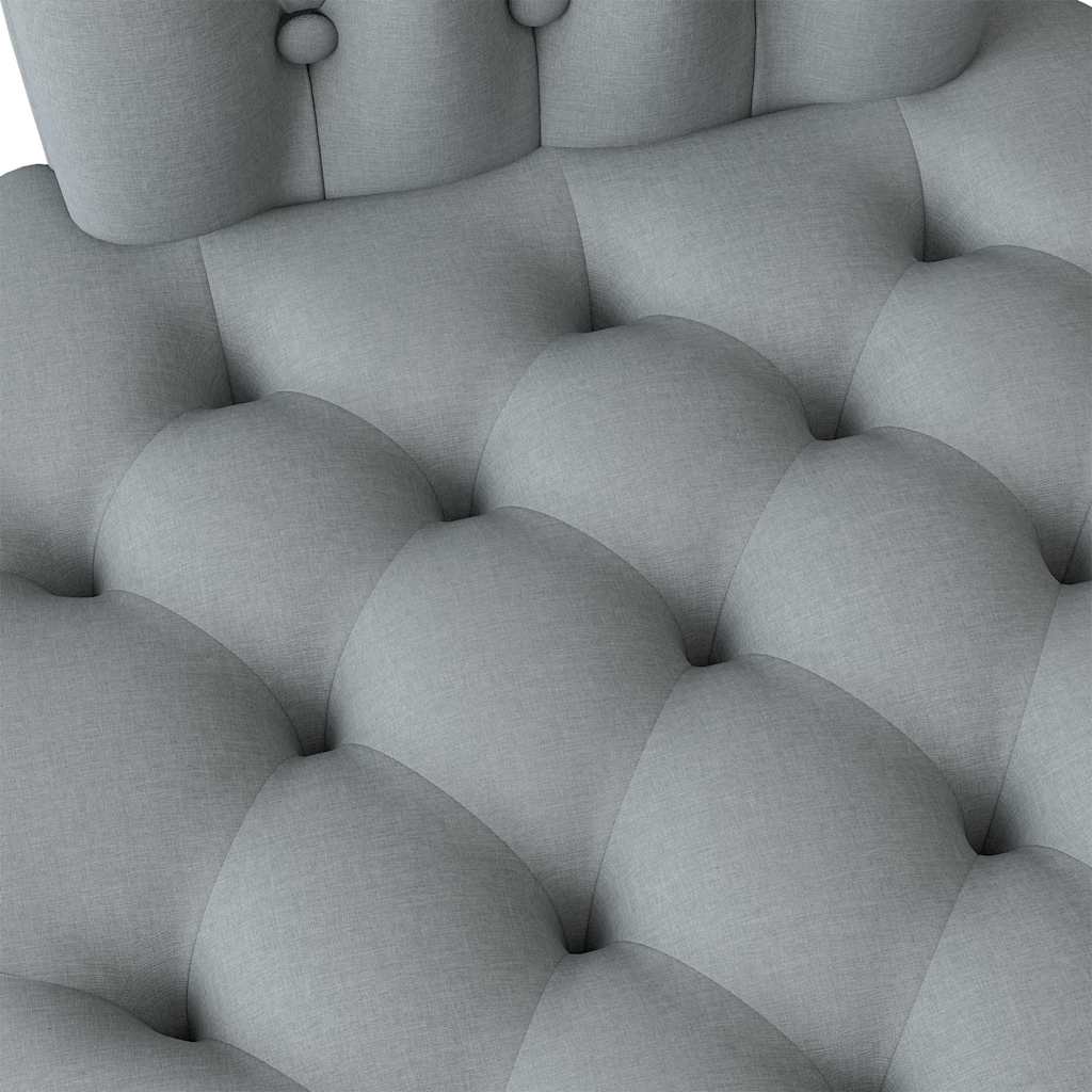 Schlafsessel Hellgrau 56,5 x 70 x 110 cm Stoff