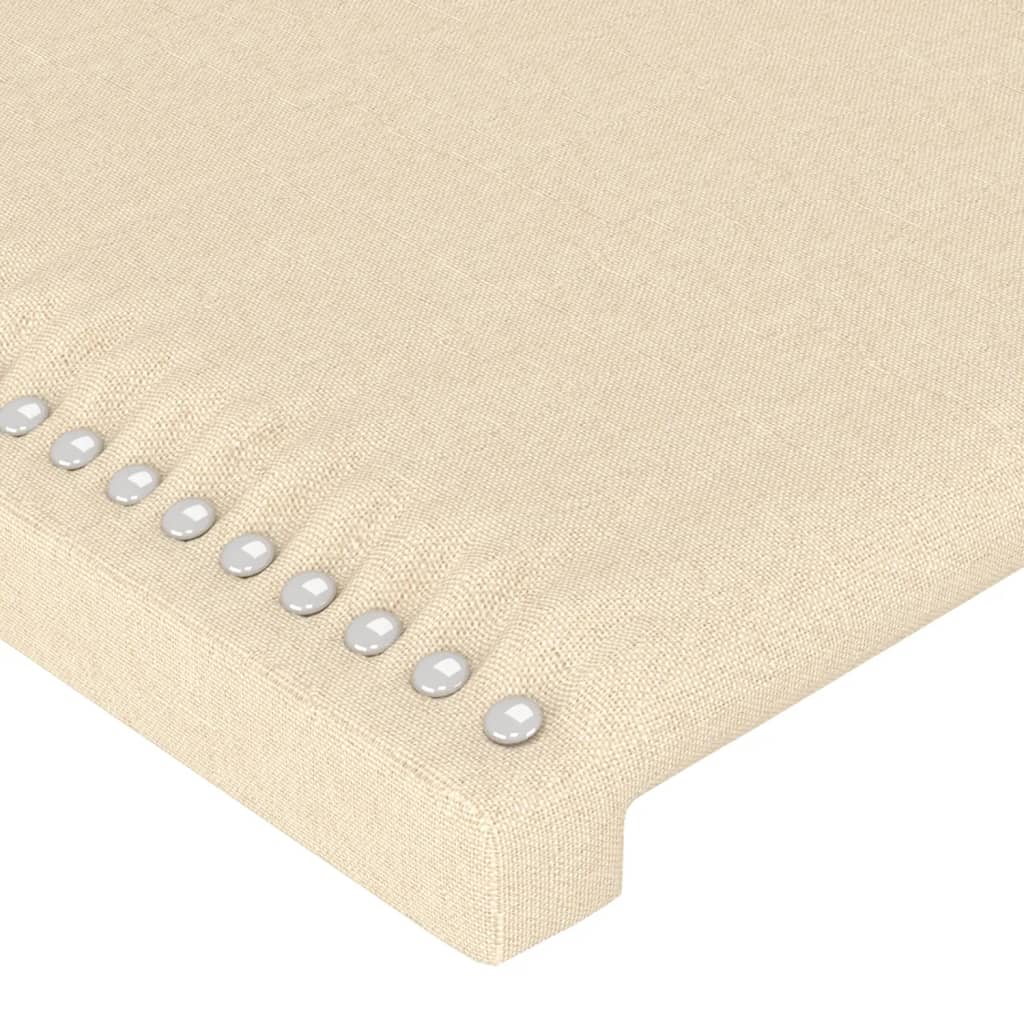 Kopfteil Dunkelgrau 80 x 5 x 118/128 cm Stoff