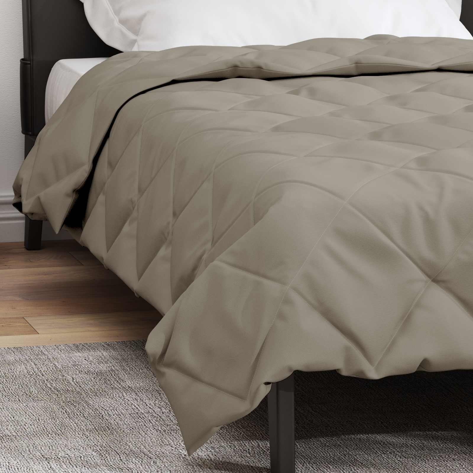 Sommerdecke Anthrazit 200 x 135 cm Mikrofaser