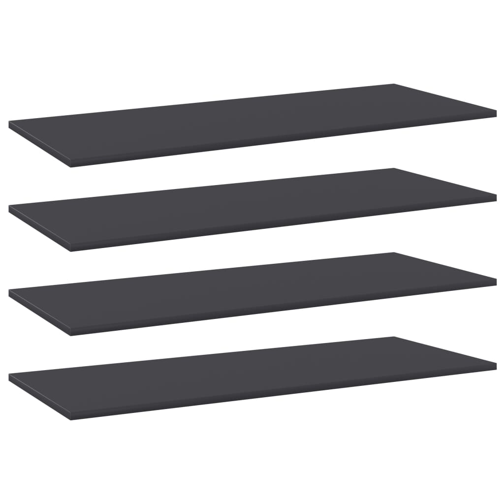 Bücherregal-Bretter 4 Stk. Weiß 40x10x1,5 cm Holzwerkstoff