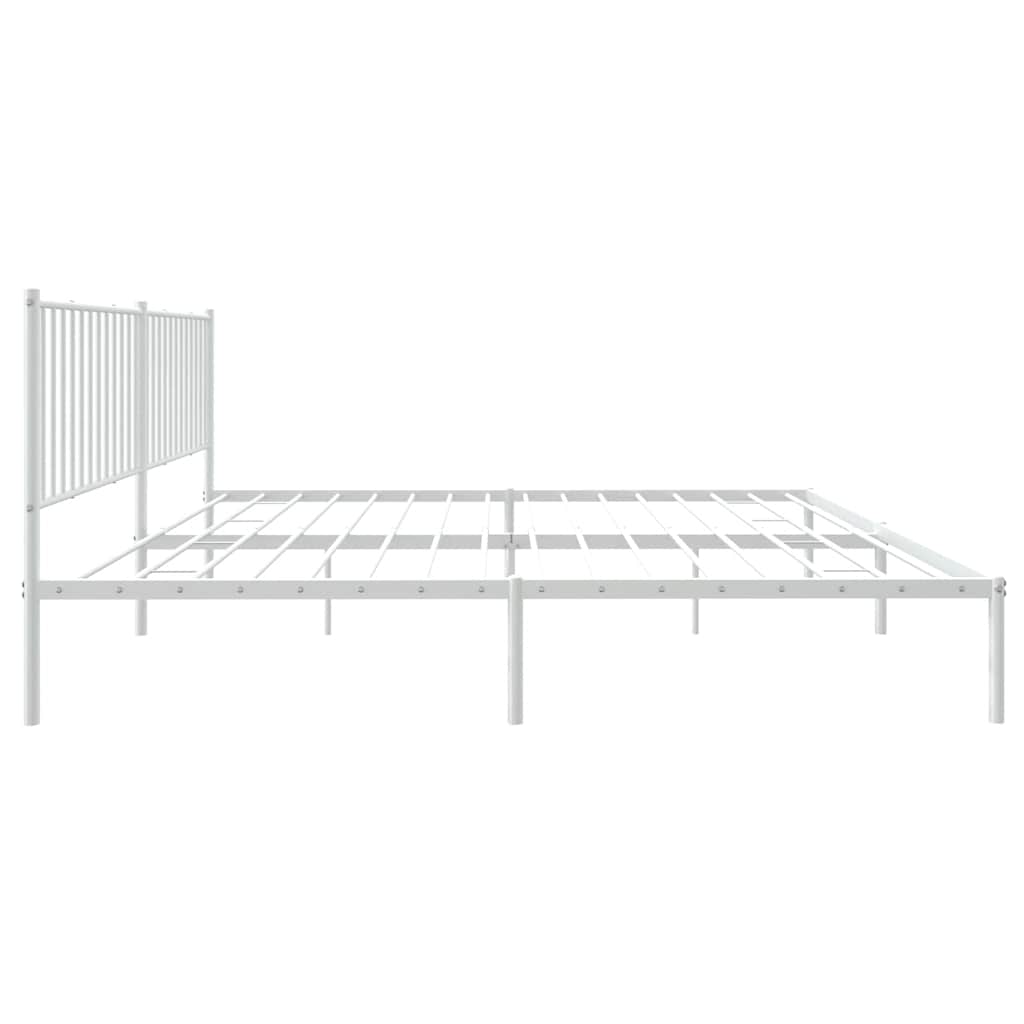 Bettgestell Metall Schwarz 75x190 cm