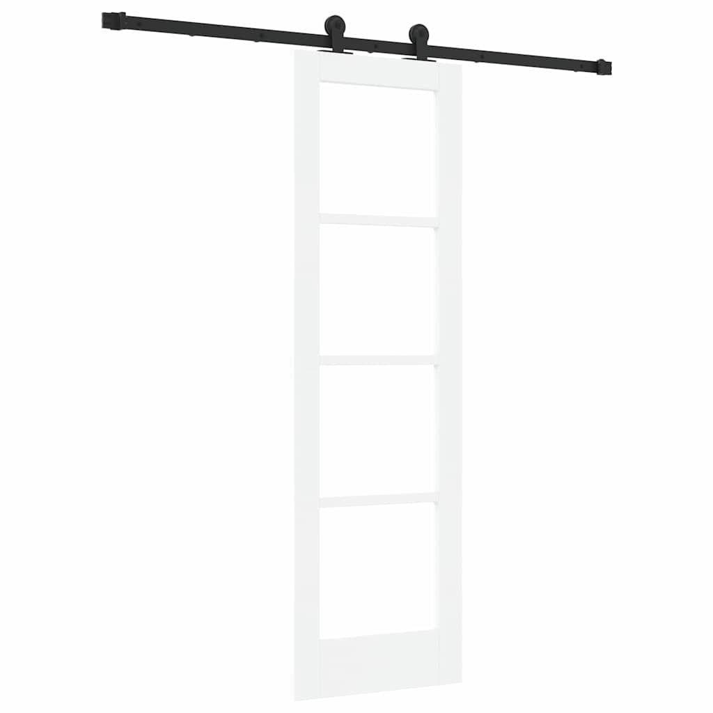 Schiebetür ORKDAL Natürlich und Schwarz 61 x 198,5 cm