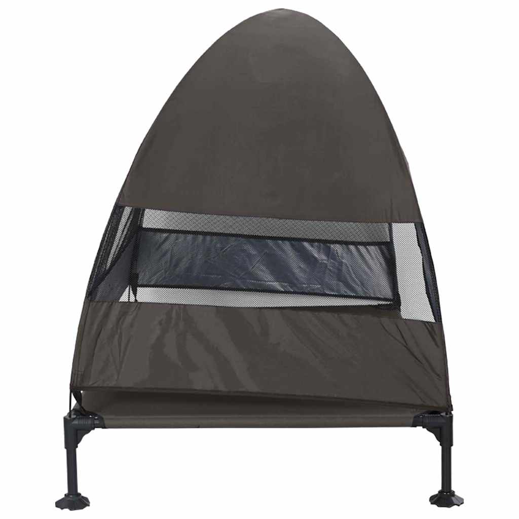 Hochgelegtes Hundebett Hellgrau 127 x 81 x 108 cm