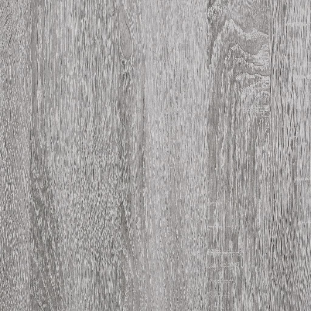 Highboard Betongrau 69,5x34x180 cm Holzwerkstoff