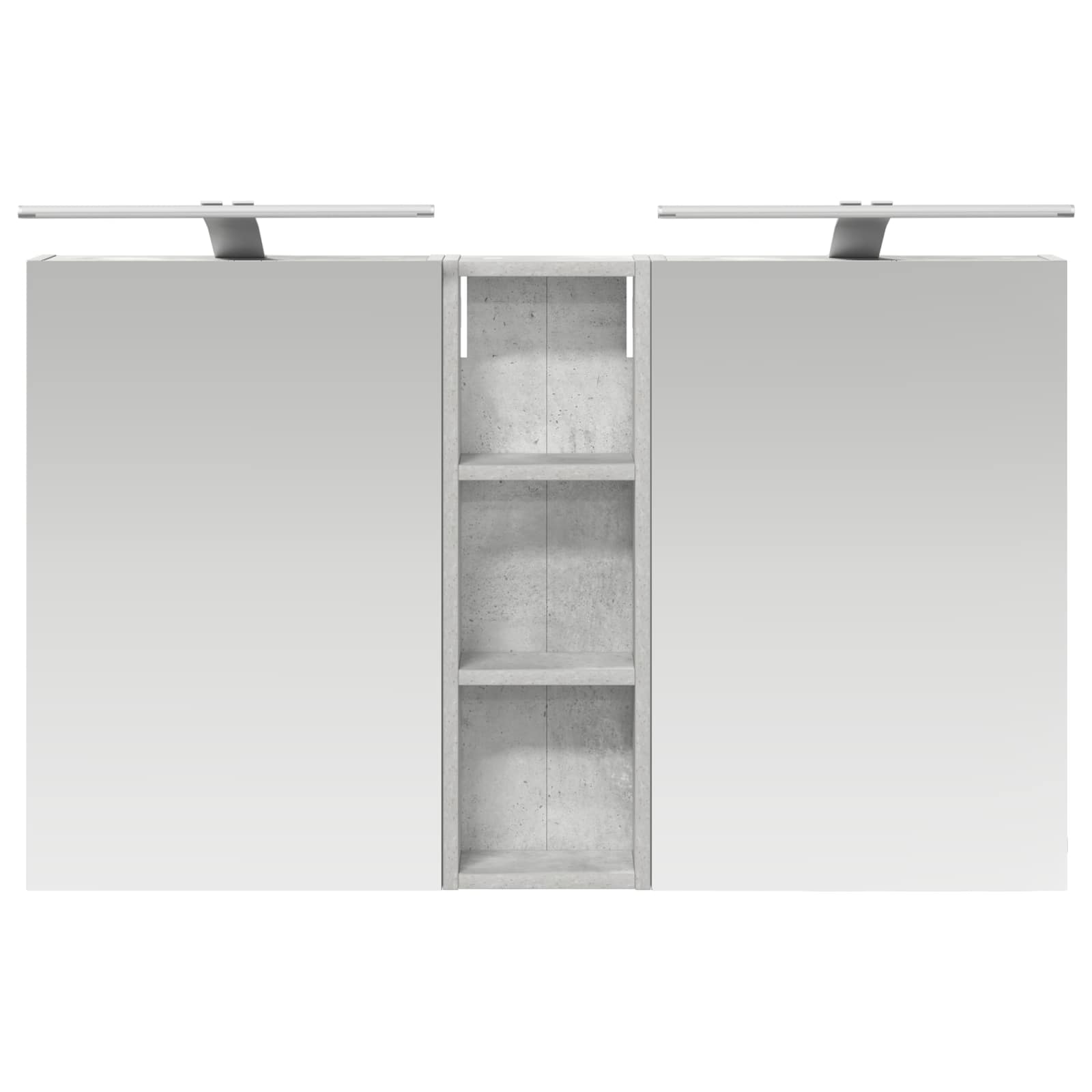 Badezimmerschrank-Set 3 pcs 80 x 10,5 x 50 cm Holzwerkstoff